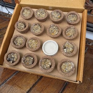 Ganga Sutra Cow Dung Sambrani Cups (15 pcs. in 1 Box)