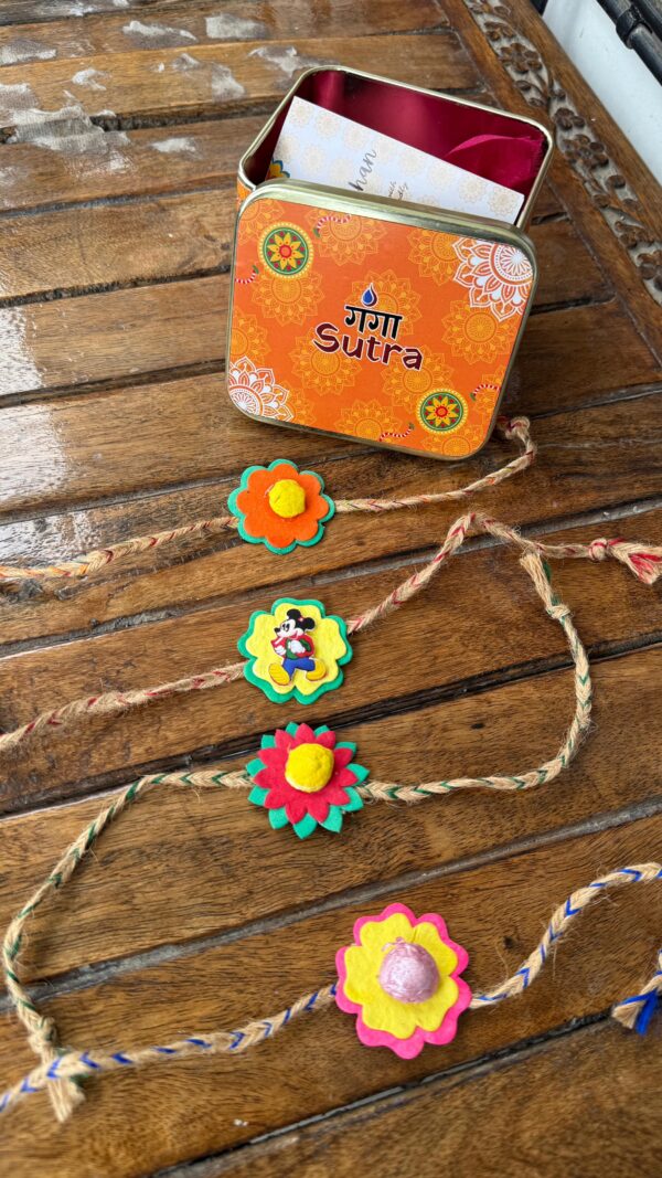 Eco-friendly RakshaBandhan Rakhi Kit Box - Image 2