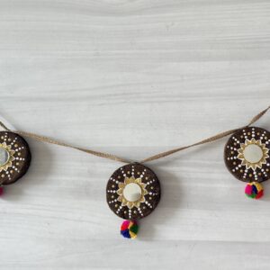 Ganga Sutra Cow Dung  Decorative Bandhanvar / Toran (Round)