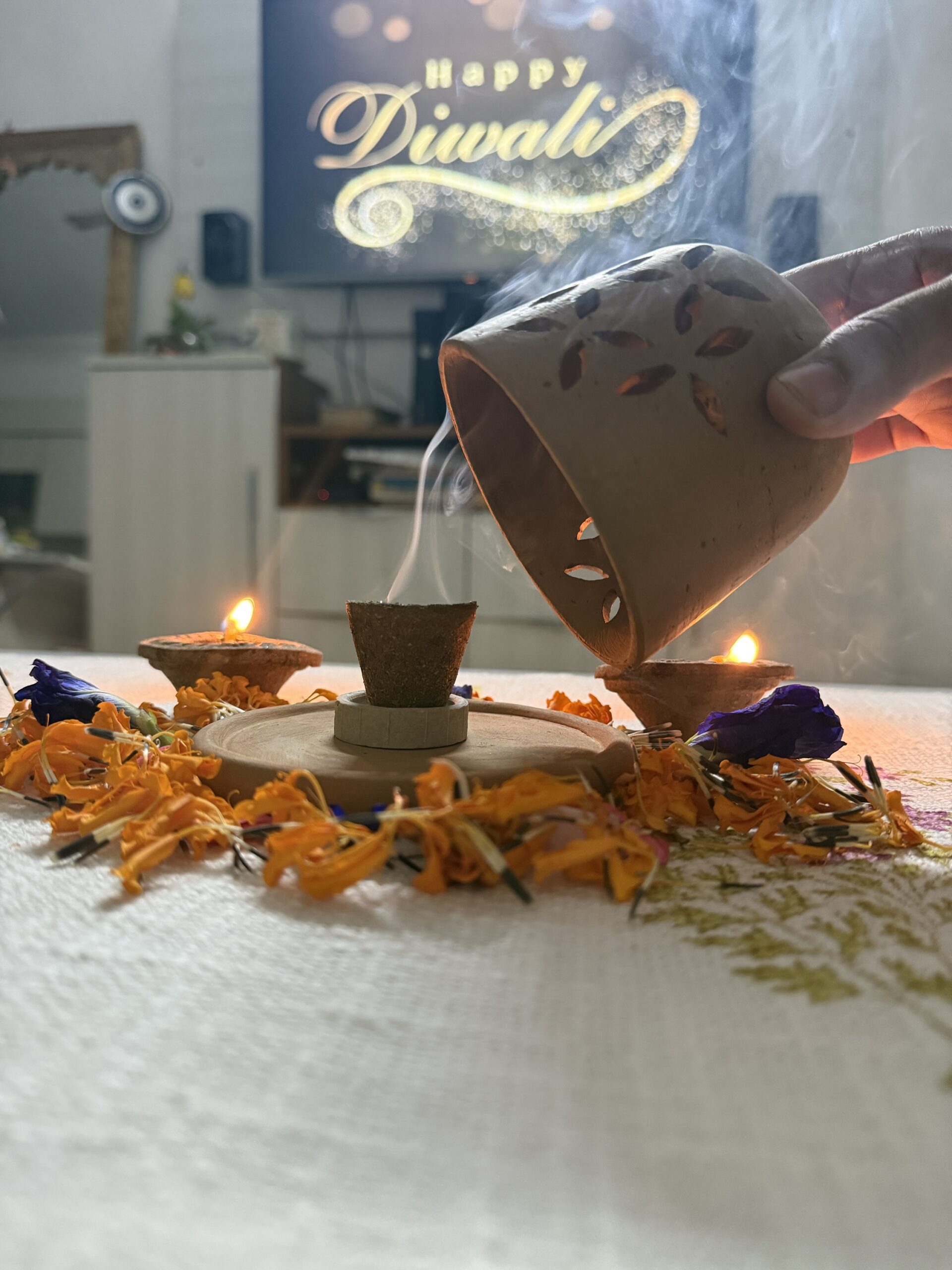 Ganga Sutra Diwali Kit 1 (Sambrani with Dhooni) - Image 2