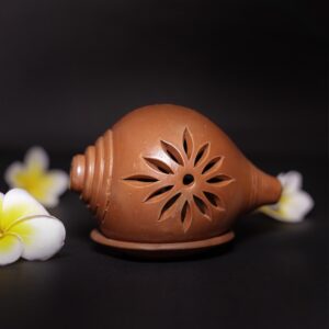 Ganga Sutra Terracotta Dhooni (Shankh Shape)