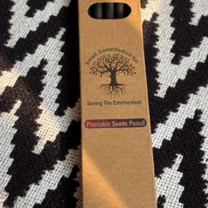 Sow and Grow Plantable Seed Pencils (2 boxes) Made of Black Paper