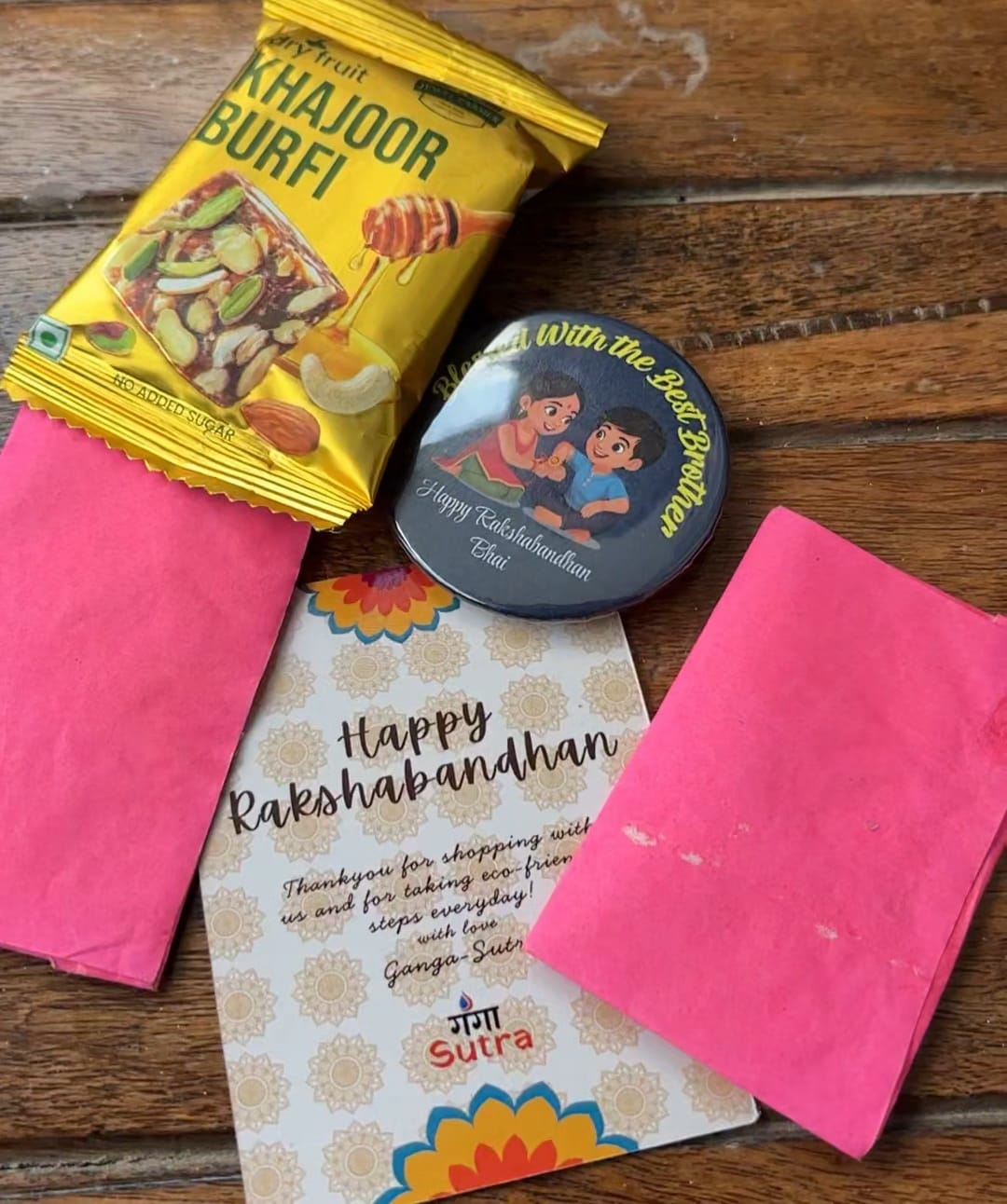 Eco-Friendly Rakhi Gift Kit | Plantable Rakhi & Lumba Set | Reusable Raksha Bandhan Gift Box - Image 4