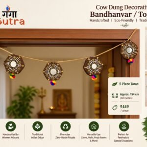 Ganga Sutra Cow Dung  Decorative Bandhanvar / Toran